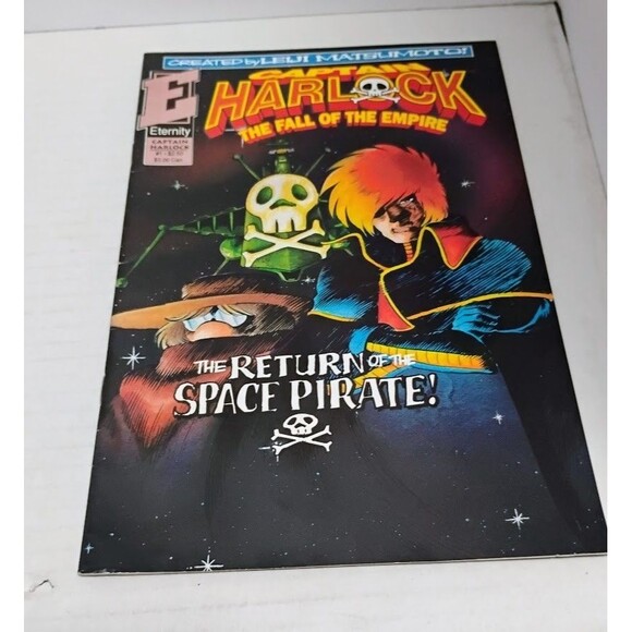 1992 ETERNITY COMICS CAPTAIN HARLOCK THE FALL OF THE EMPIRE COMPLETE SERIES 1-4 - Picture 2 of 9